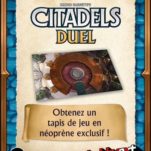 Bonjour à toutes et tous! Le 23 octobre 2026 paraîtra chez NOVALIS le très attendu Citadelle Duel L'incontournable jeu m…
