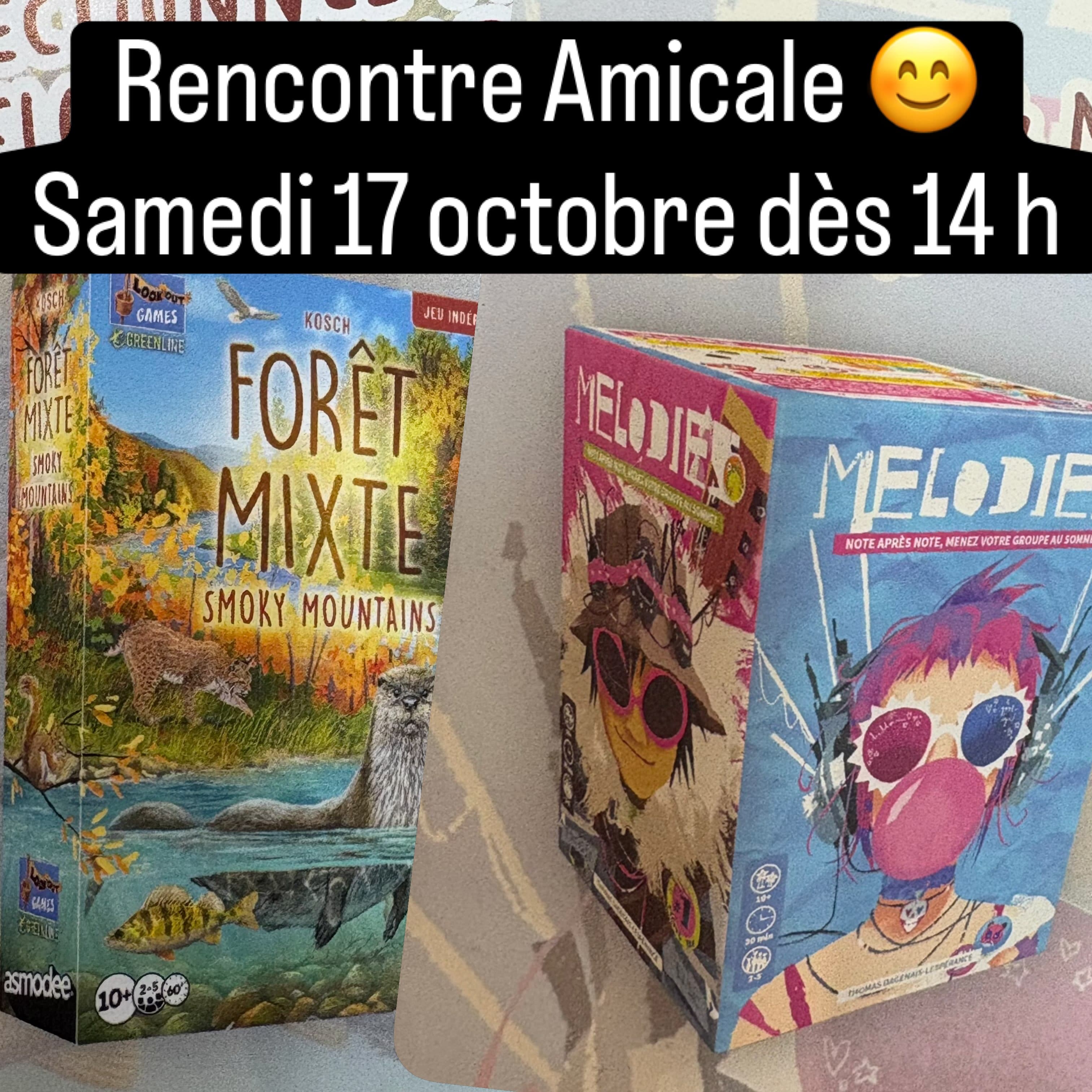 Samedi 17 octobre, nous proposons deux tournois. Un tournoi Forêt Mixte et un tournoi Mélodies. Vous pouvez vous inscrir…